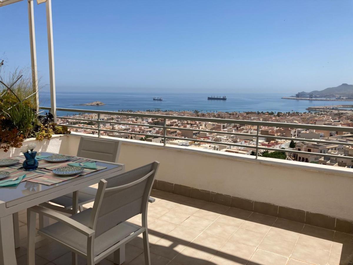 Apartament Atico Con Espectaculares Vistas Al Mar Carboneras Zewnętrze zdjęcie